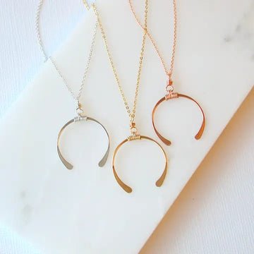 Lucky 14k Gold Fill Pendant: 16"