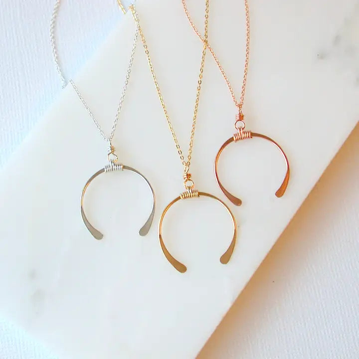 Lucky 14k Gold Fill Pendant: 16"