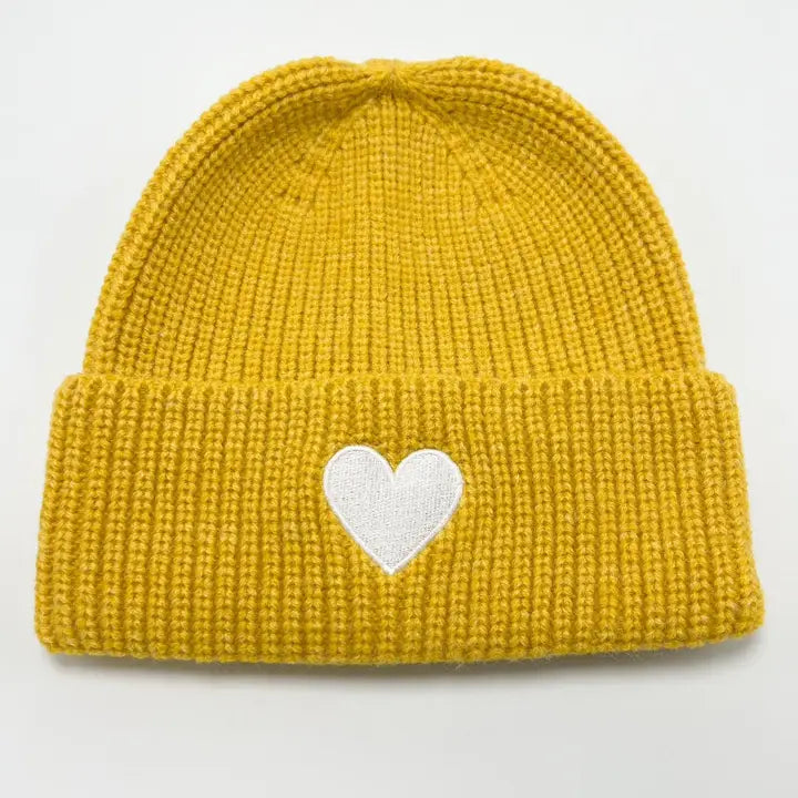 Heart Cotton Beanie Hat