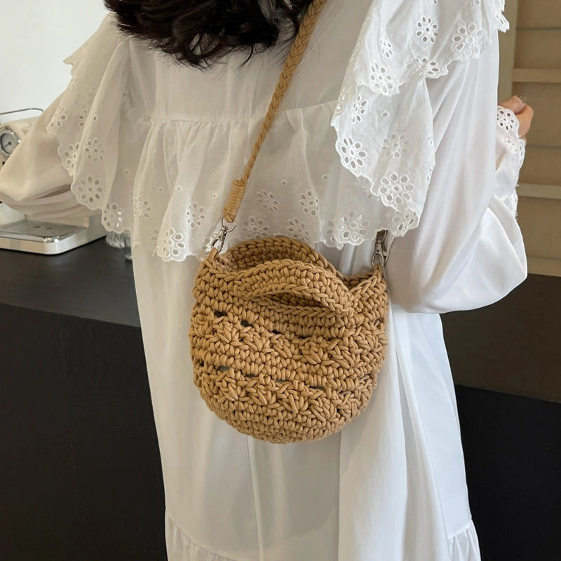 Hand Woven Bucket Bag