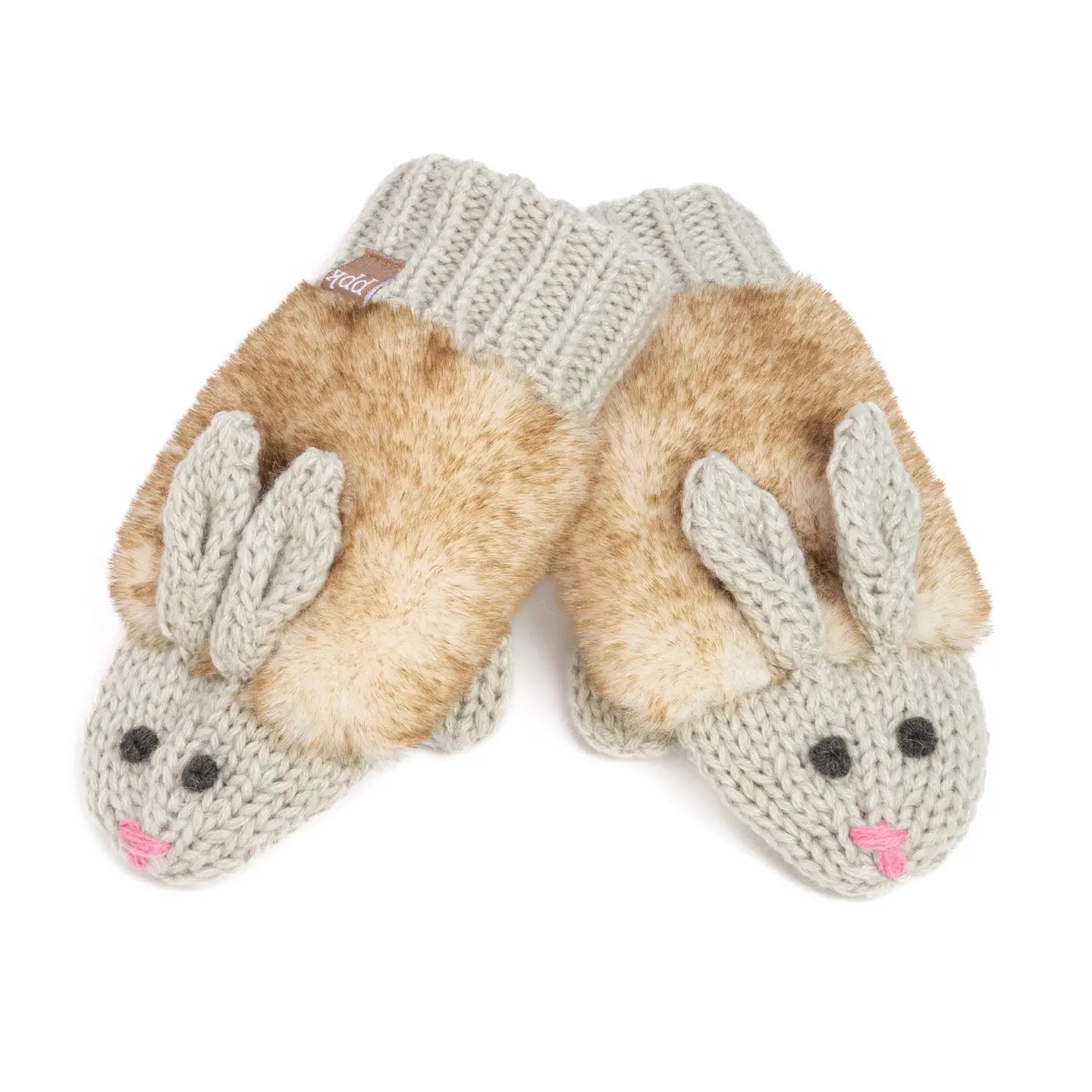 Kid's Bunny Rabbit Knitted Mittens