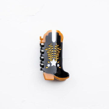 Eco Cowboy Boots Hair Claw Clip