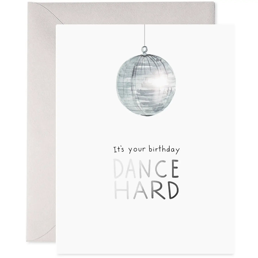 E. Frances Disco Ball Birthday Greeting Card