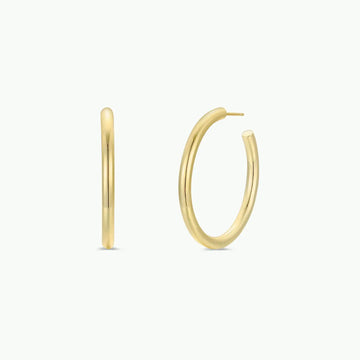 JK Everyday Gold Hoop Earrings-Large