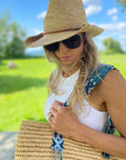 The Mesa Raffia Fedora Hat