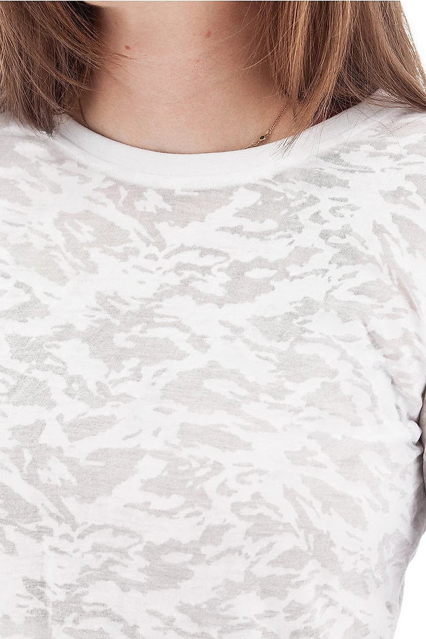 Ambrosia Burnout Top:White