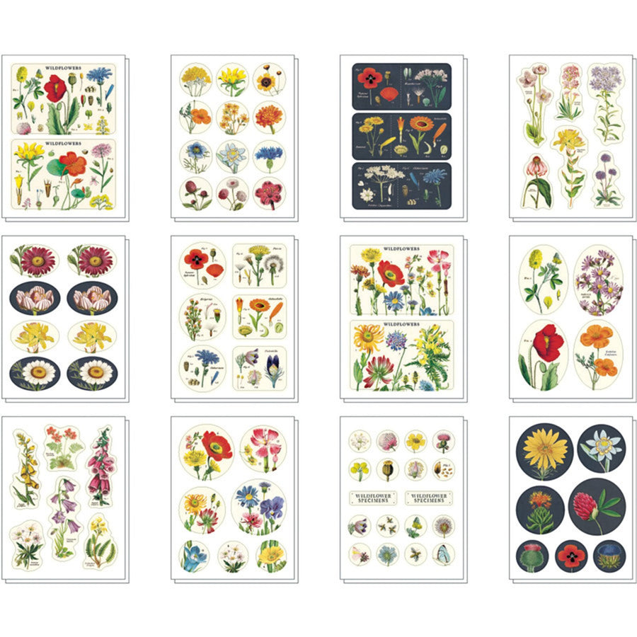 Cavallini Paper Tin of Stickers