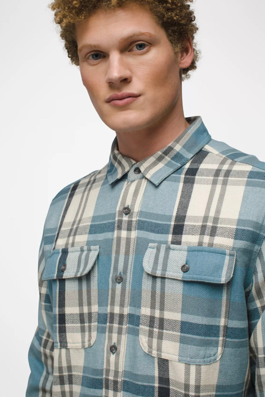 Westbrook Flannel Shirt- High Tide