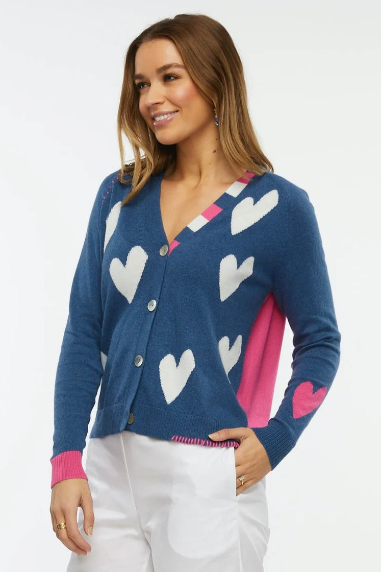 Hearts Cardi Cardigan Sweater