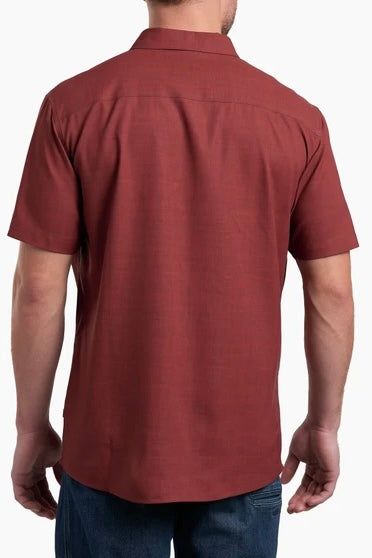Kuhl Men's Persuadr Short Sleeve Shirt- Rusted Sun