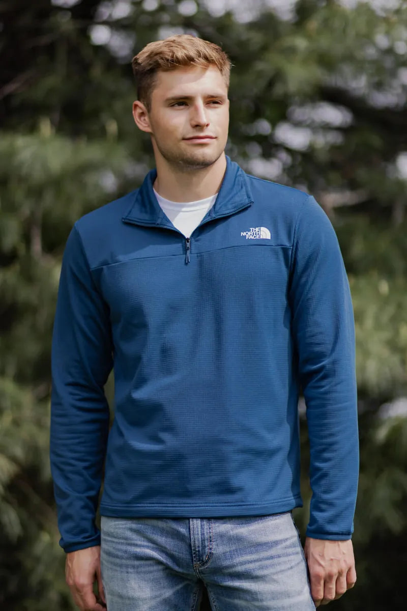 TNF M's Cedar Trail Grid Fleece 1/4 Zip Pullover