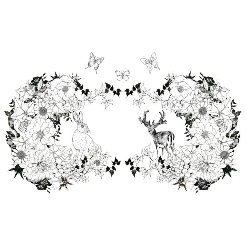 Into the Wild: An Exotic Woodland Coloring Book