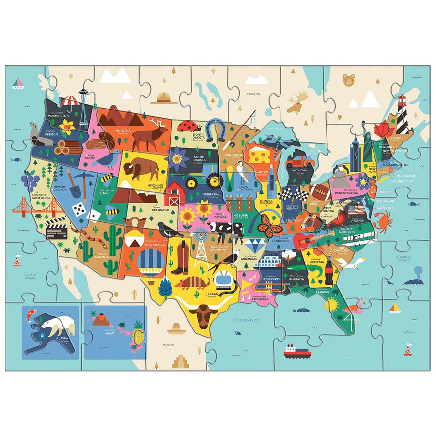 Map of the USA 70pc Puzzle