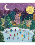 Merry Moonlight Skaters 500 Piece Puzzle