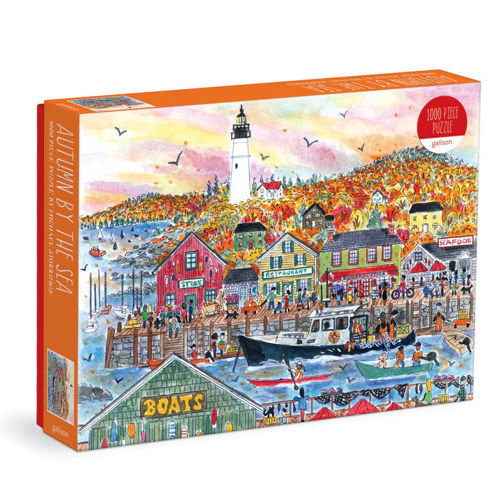 Autumn By the Sea-1000 Piece Puzzle by Michael Storrings