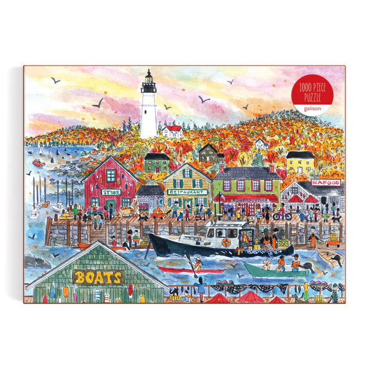 Autumn By the Sea-1000 Piece Puzzle by Michael Storrings