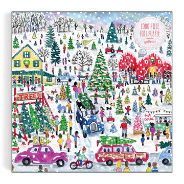 Michael Storrings A Day at the Christmas Tree Farm 1000 Piece Puzzle