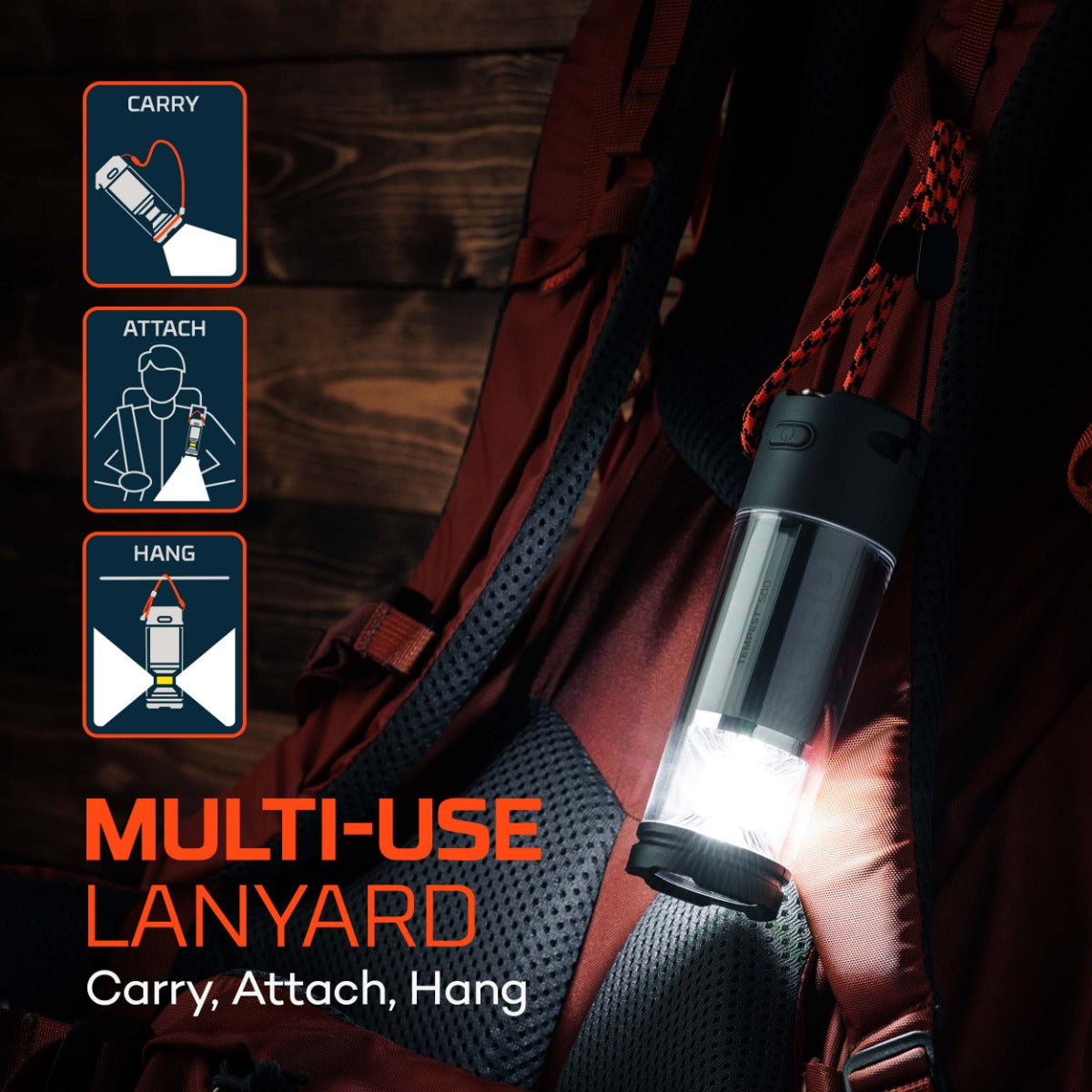 Tempest 500Lumens Rechargeable Lantern