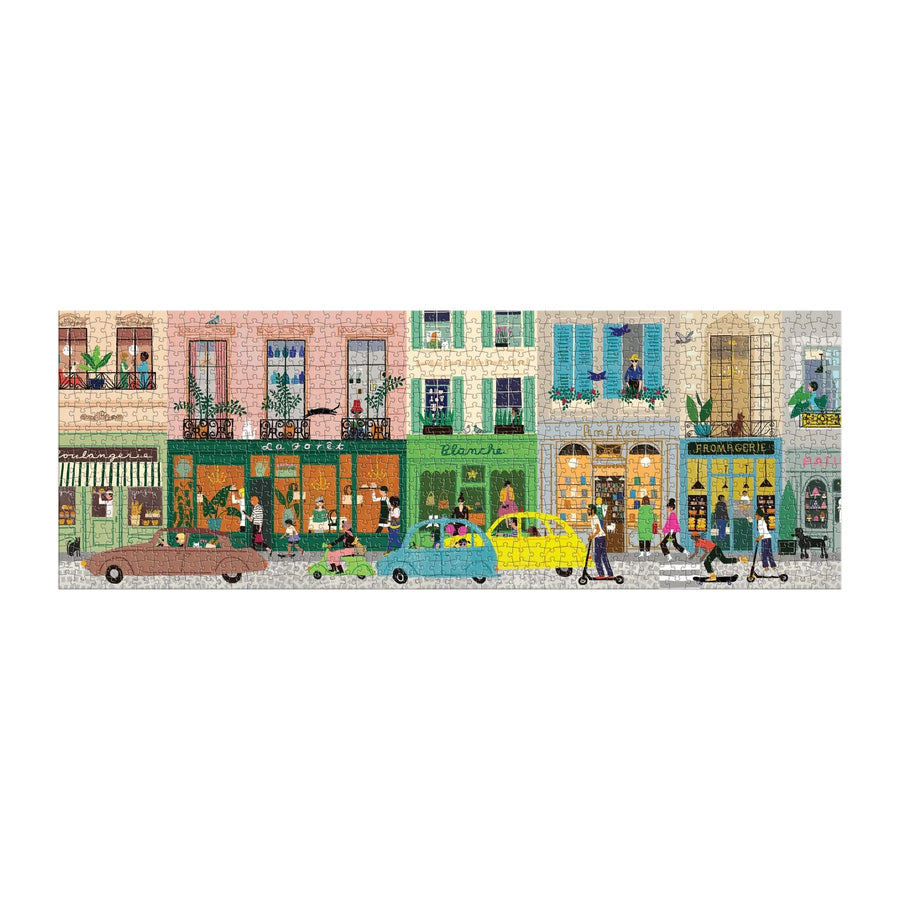 Parisian Life Panoramic Puzzle 1000 Piece Puzzle