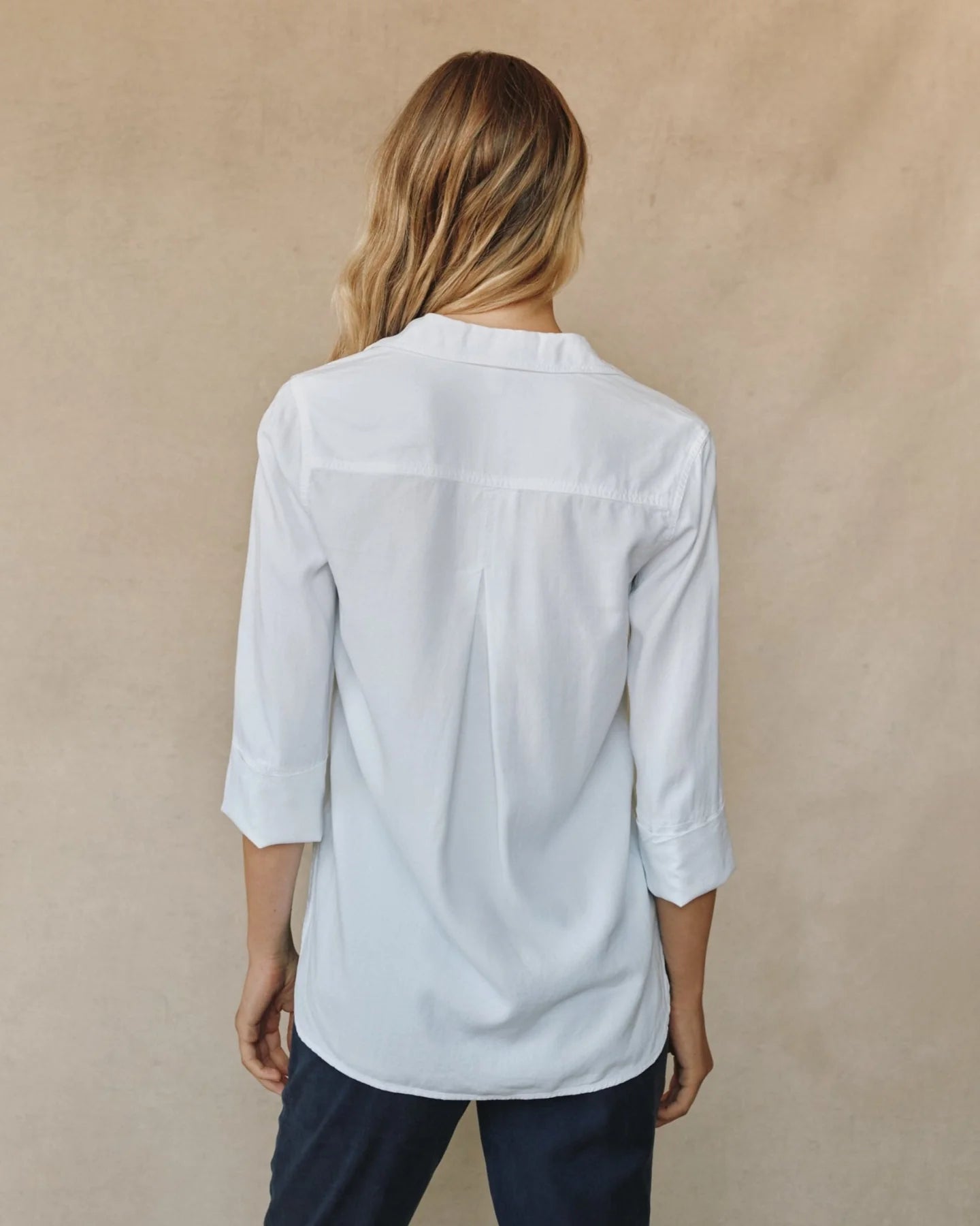 Bella Dahl Shirt Tail Button Down-White
