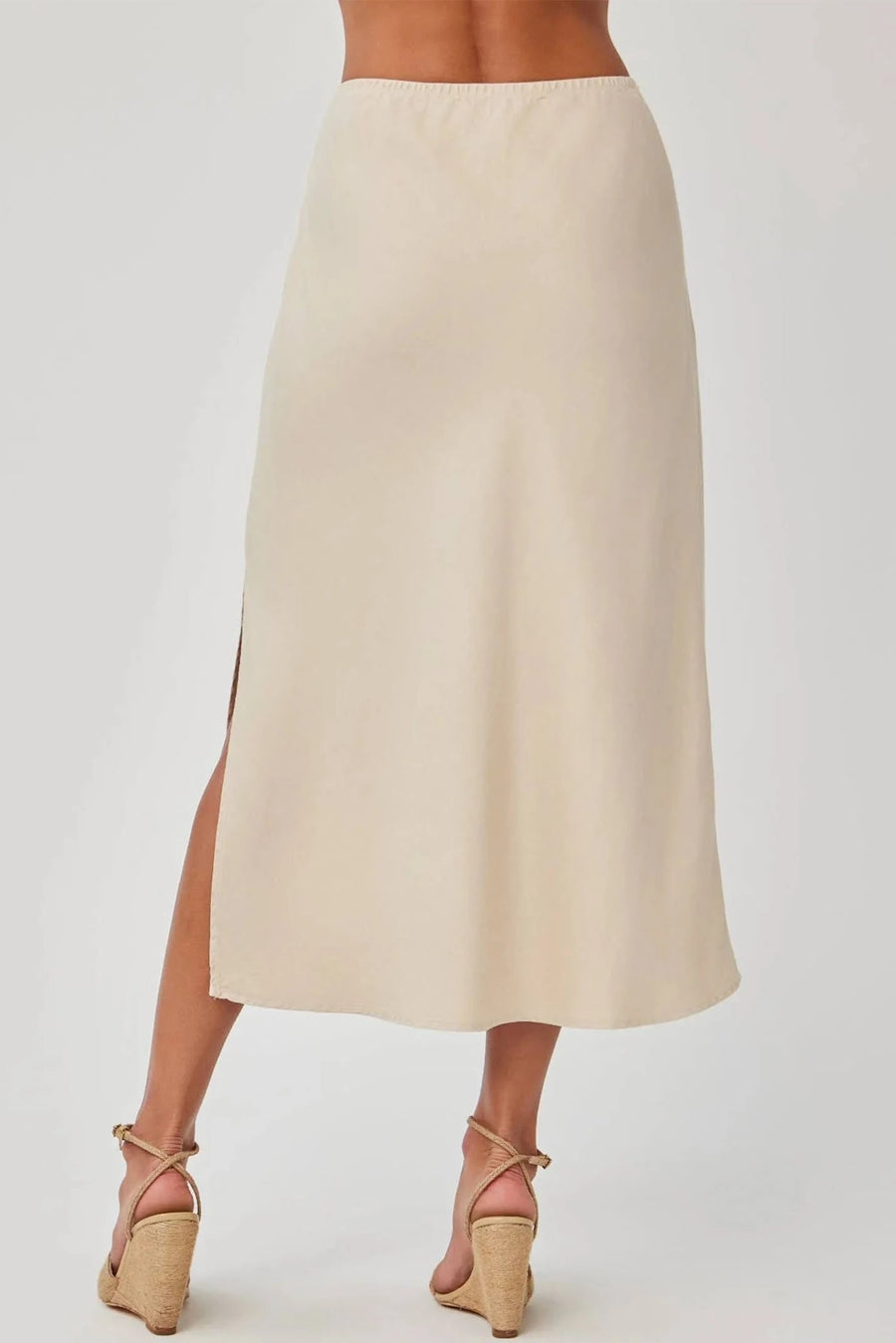 Bella Dahl Amara Side Split Bias Skirt