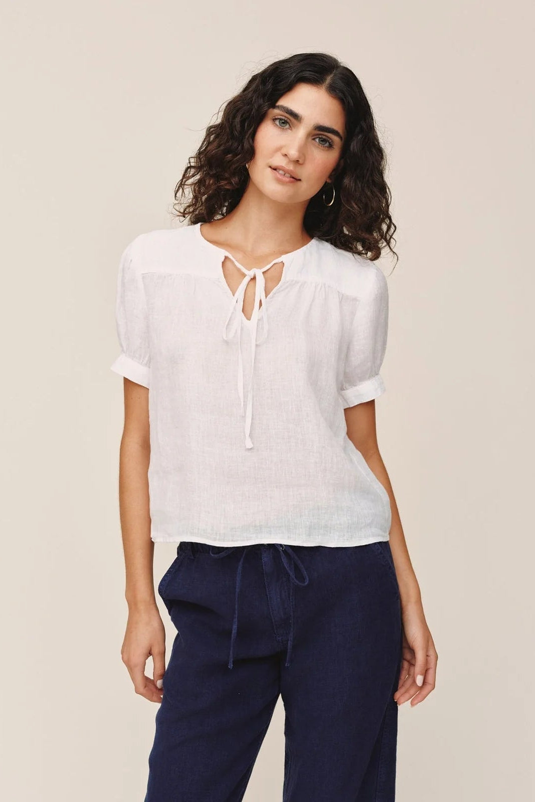Bella Dahl Short Sleeve Flowy Pullover Top