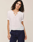 Bella Dahl Short Sleeve Flowy Pullover Top