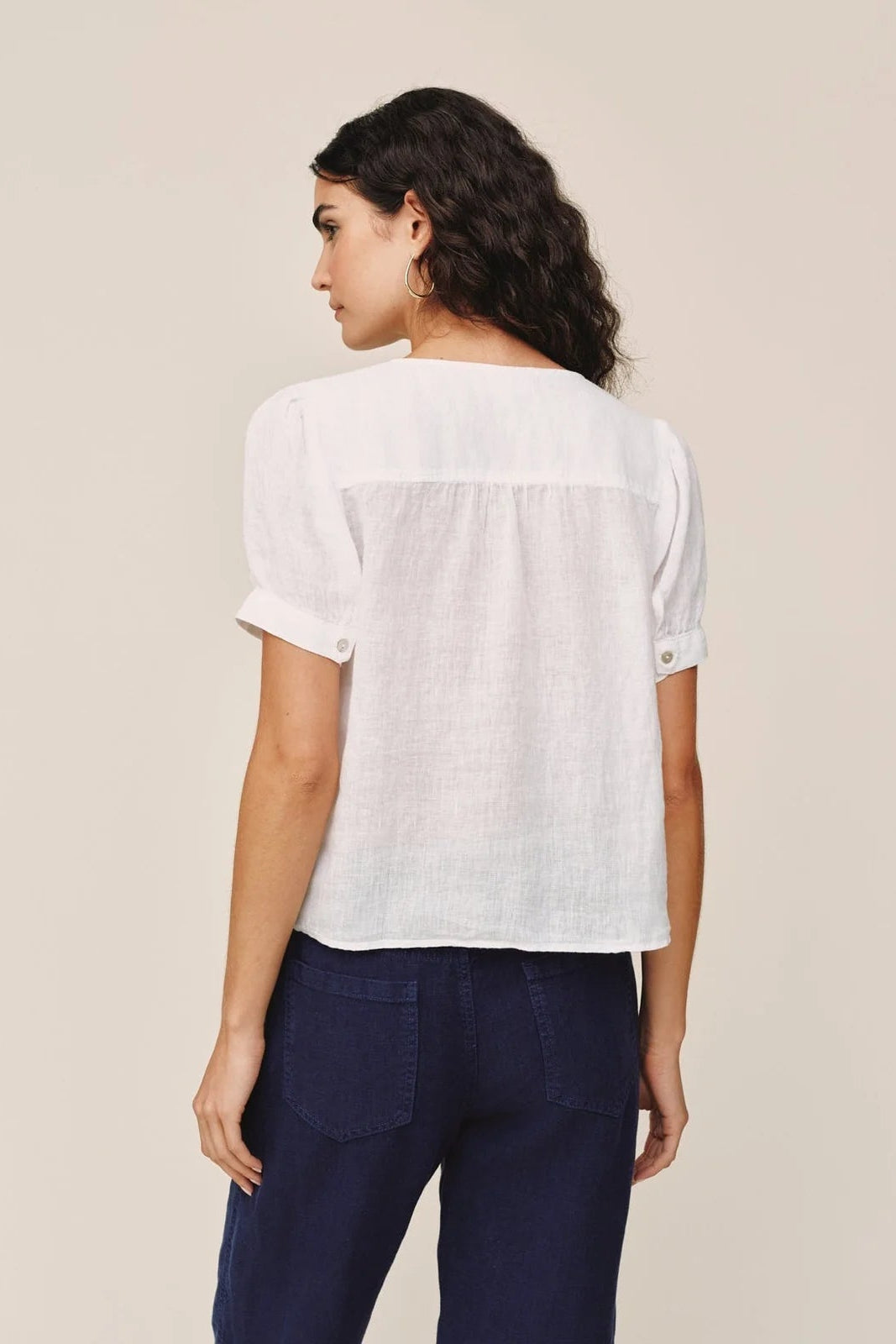 Bella Dahl Short Sleeve Flowy Pullover Top