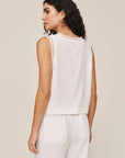 Bella Dahl Sleeveless Crochet Edge Top