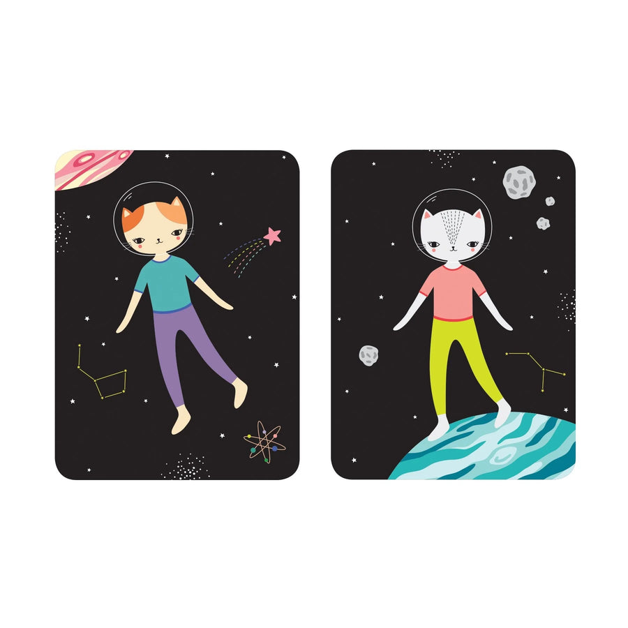 Space Cat Magnetic Tin Play Set