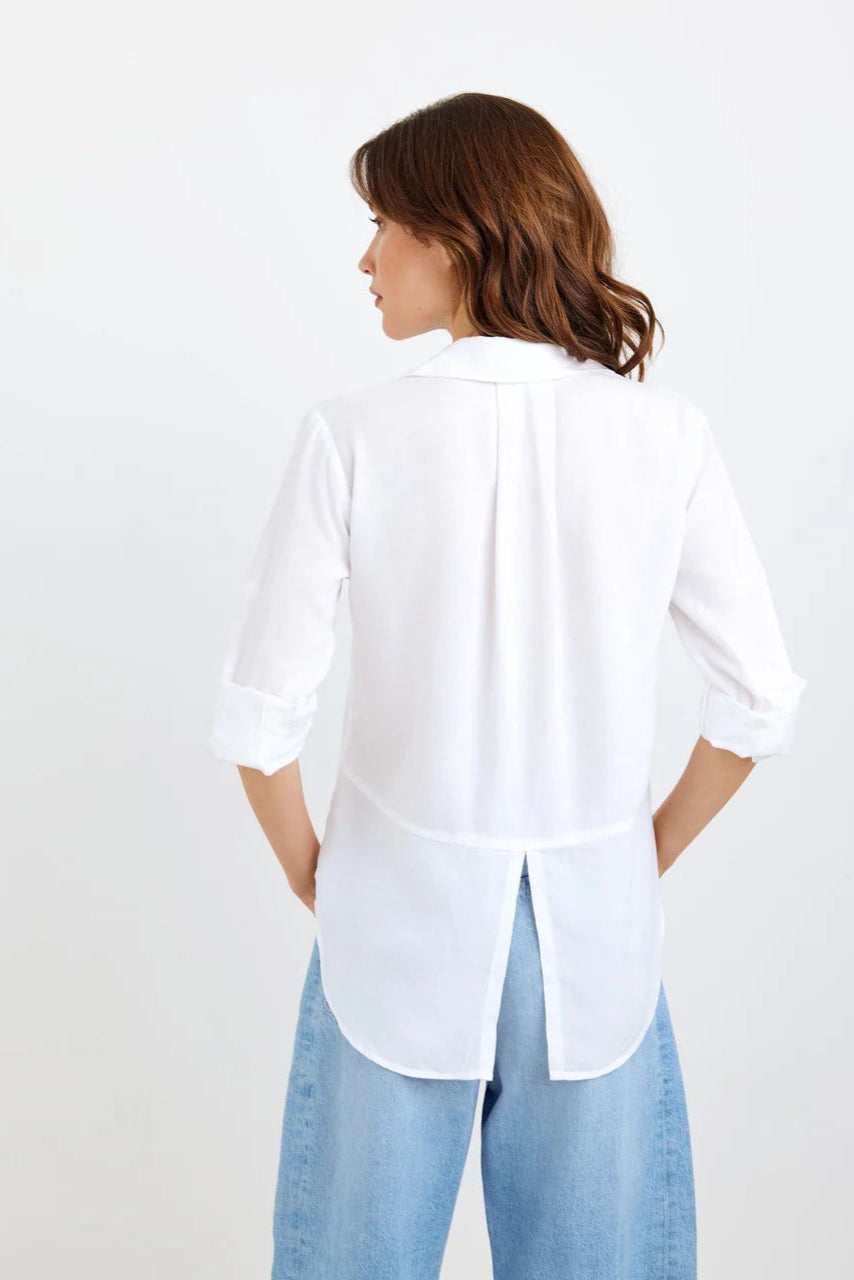 Bella Dahl Split Back Button Down Blouse