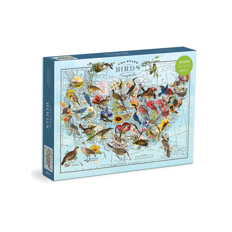 USA State Birds 1000 Piece Puzzle