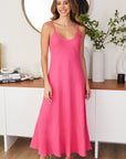 Italian Linen Maxi Slip Dress