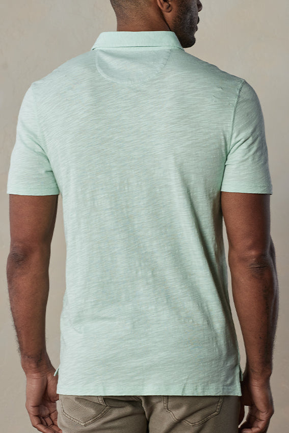 Vintage Slub Cotton Pocket Polo Shirt