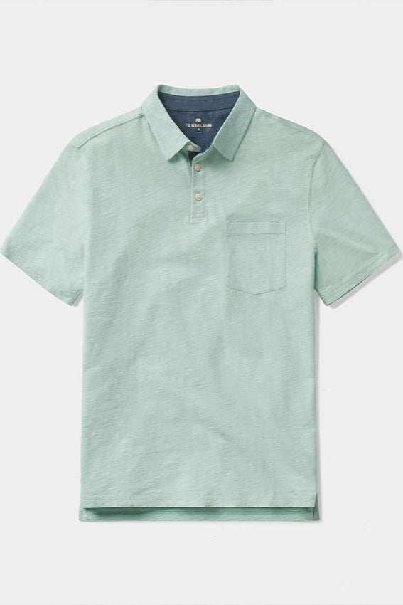 Vintage Slub Cotton Pocket Polo Shirt