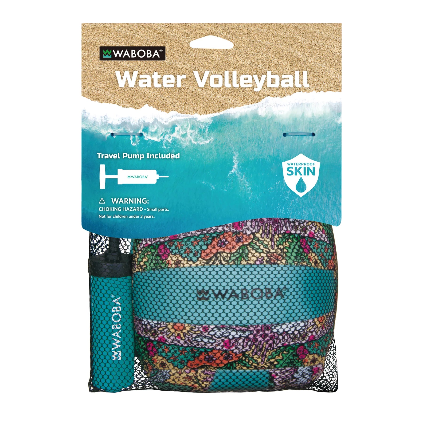 Waboba Beach Volleyball + Pump