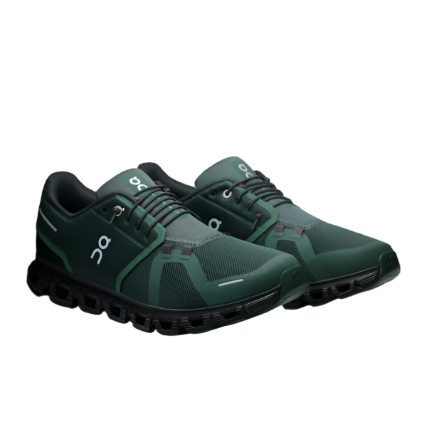 On Cloud 6 Men's-Evergreen/Black