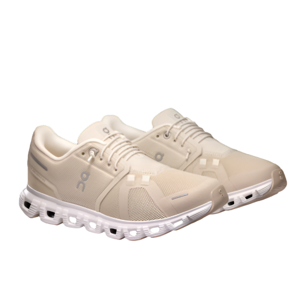 On Cloud 6 Women's - Pearl/White