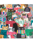 Wintry Cats 500 Piece Puzzle