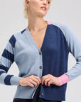 Z&P Split Cotton & Cashmere Cardi Sweater: Jean