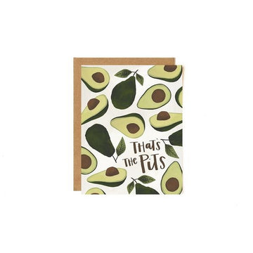 Avocado Pits Sympathy Greeting Card