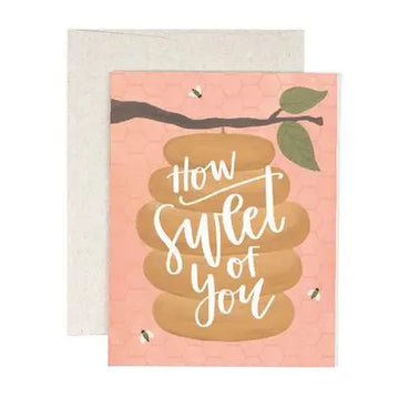 How Sweet Beehive Greeting Card