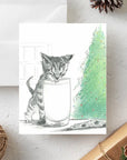 Milk Kitten Holiday Boxed Card Set of 10 Greeting Cards