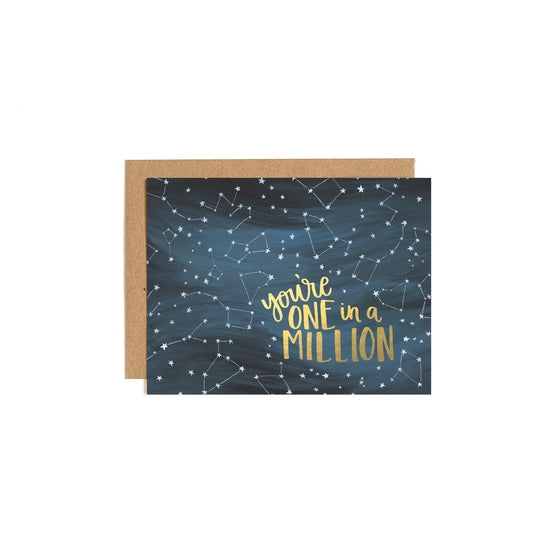 One in a Million Greeting Card