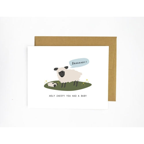 Holy Sheep! You Had a Baby! - Greeting Card