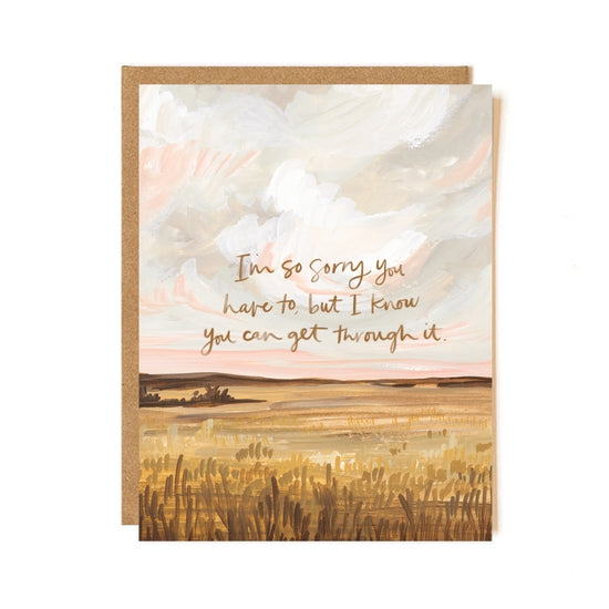 So Sorry Landscape Sympathy Card