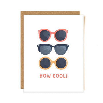 How Cool Sunglasses Greeting Card