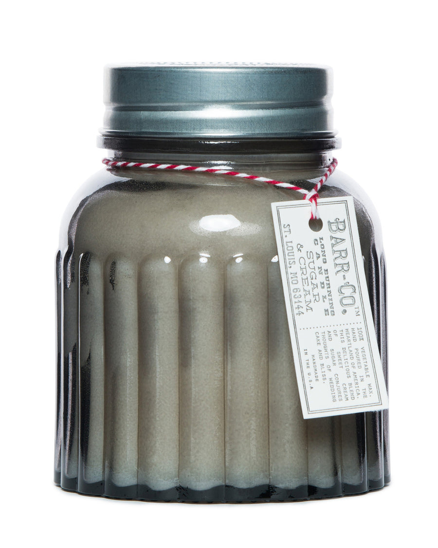 Barr-Co Apothecary Jar Candle-Sugar/Cream