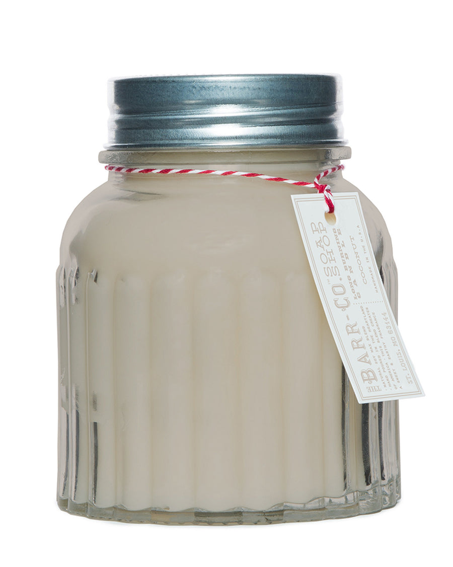 Barr-Co Apothecary Jar Candle-Coconut