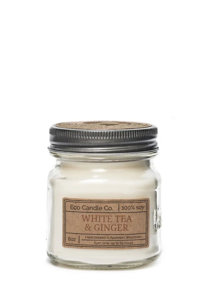 Eco Candle 8oz Mason Candle